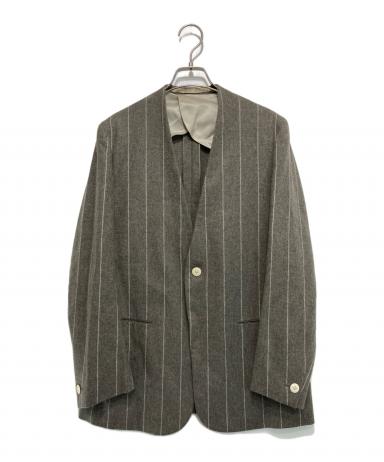 中古・古着通販】HAVERSACK (ハバーサック) ウールカシミヤ ノーカラー