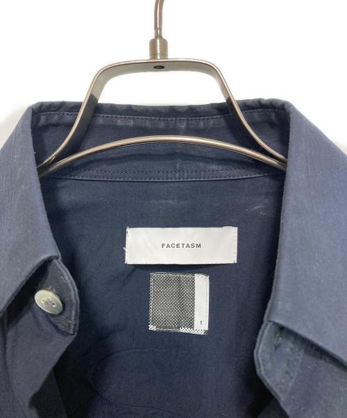 FACETASM（ファセッタズム）FACETASM (ファセッタズム) WAVE SHIRT ネイビー サイズ:1の古着・服飾アイテム
