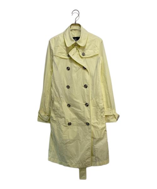 BURBERRY LONDON（バーバリーロンドン）BURBERRY LONDON (バーバリーロンドン) スプリングコート イエロー サイズ:38の古着・服飾アイテム