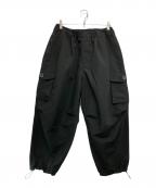 TIGHTBOOTH PRODUCTIONタイトブースプロダクション）の古着「T-65 BALLOON CARGO PANTS」｜ブラック