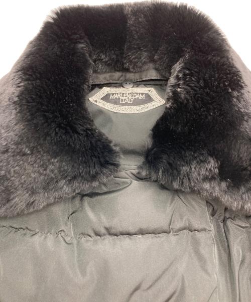 MARLENEDAM（マーレンダム）MARLENEDAM (マーレンダム) 切替ダウンコート ブラック サイズ:40の古着・服飾アイテム