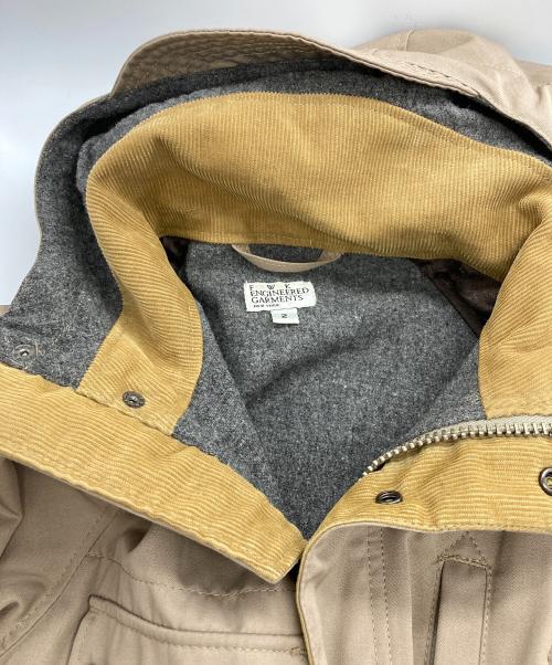 FWk Engineered Garments（エフダブリューケーエンジニアードガーメンツ）FWk Engineered Garments (エフダブリューケーエンジニアードガーメンツ) 裏ウールマウンテンパーカー ベージュ サイズ:２の古着・服飾アイテム