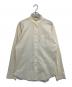 ISSEY MIYAKE（イッセイミヤケ）の古着「フェイクファーバンドカラーシャツ」｜ベージュ