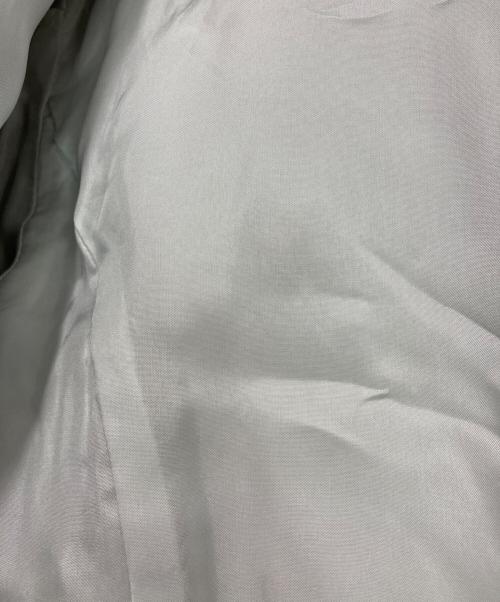 M'S GRACY（エムズグレイシー）M'S GRACY (エムズグレイシー) ノーカラー ペプラムジャケット グレー サイズ:38の古着・服飾アイテム