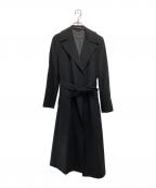 TOMORROW LANDトゥモローランド）の古着「カシミヤコート」｜ブラック