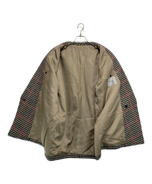 DUETRIO（デュエトリオ）DUETRIO  (デュエトリオ) [古着] 80's パワーショルダーチェックジャケット ホワイト×ブラック サイズ:Mの古着・服飾アイテム