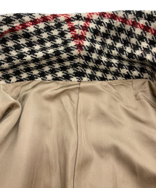 DUETRIO（デュエトリオ）DUETRIO  (デュエトリオ) [古着] 80's パワーショルダーチェックジャケット ホワイト×ブラック サイズ:Mの古着・服飾アイテム