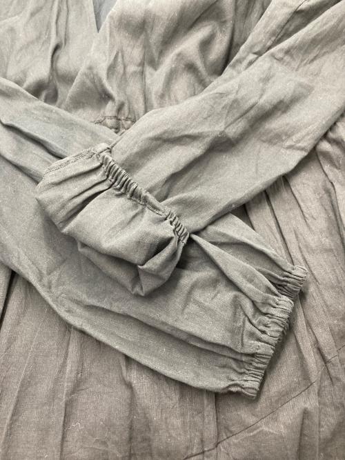 CASA FLINE（カーサフライン）CASA FLINE (カーサフライン) ロングスリーブイレヘムドレス ブラック サイズ:Fの古着・服飾アイテム