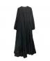 CASA FLINE (カーサフライン) ロングスリーブイレヘムドレス ブラック サイズ:F：8000円
