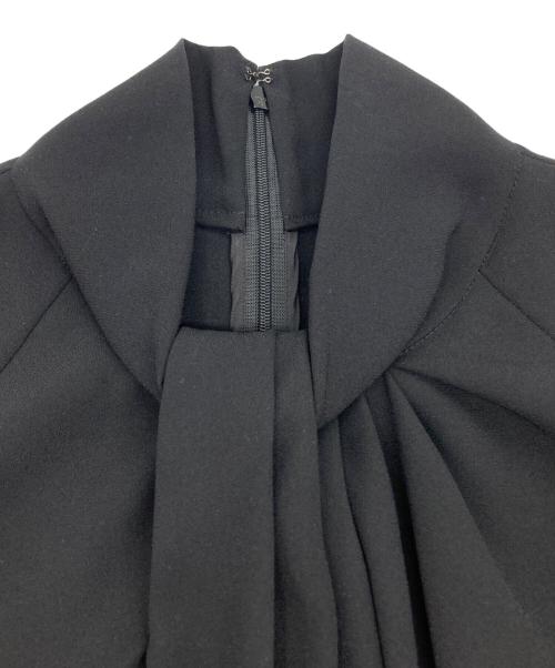EFFE BEAMS（エッフェ ビームス）EFFE BEAMS (エッフェ ビームス) ストレッチタイブラウス ブラック サイズ:38の古着・服飾アイテム