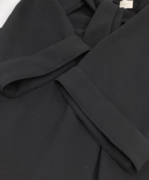 EFFE BEAMS（エッフェ ビームス）EFFE BEAMS (エッフェ ビームス) ストレッチタイブラウス ブラック サイズ:38の古着・服飾アイテム