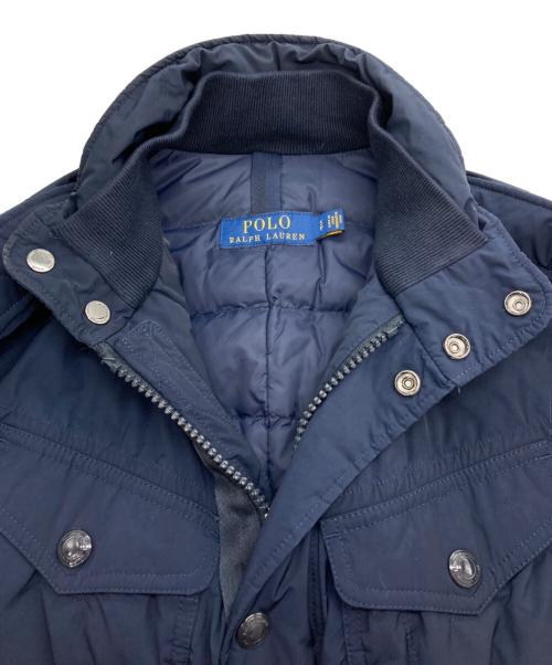 POLO RALPH LAUREN（ポロ・ラルフローレン）POLO RALPH LAUREN (ポロ・ラルフローレン) Utility Down Jacket ネイビー サイズ:S（170/92A）の古着・服飾アイテム