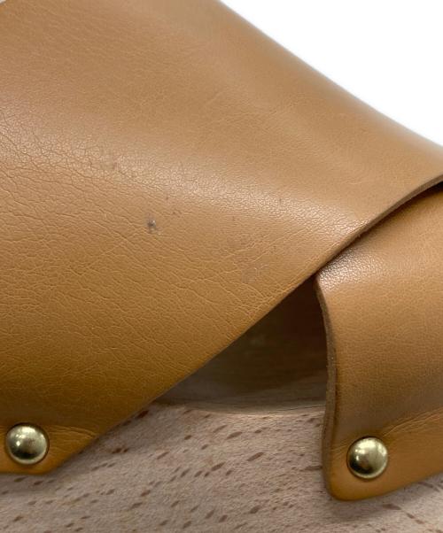 STELLA McCARTNEY（ステラマッカートニー）STELLA McCARTNEY (ステラマッカートニー) PERCY クロスストラップサンダル ブラウン サイズ:38の古着・服飾アイテム