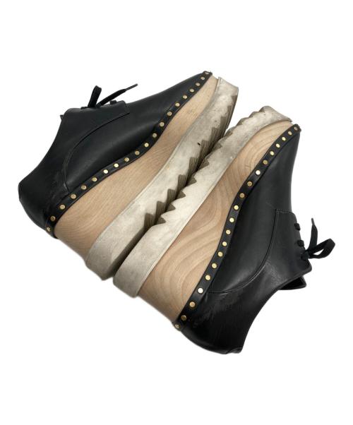 STELLA McCARTNEY（ステラマッカートニー）STELLA McCARTNEY (ステラマッカートニー) ELYSE ウエッジソールシューズ ブラック サイズ:39の古着・服飾アイテム