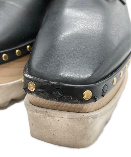 STELLA McCARTNEY（ステラマッカートニー）STELLA McCARTNEY (ステラマッカートニー) ELYSE ウエッジソールシューズ ブラック サイズ:39の古着・服飾アイテム