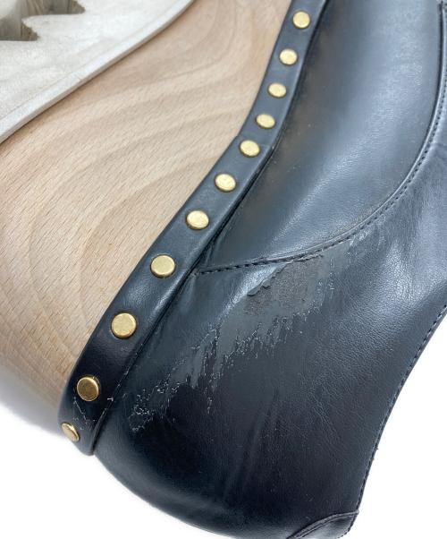 STELLA McCARTNEY（ステラマッカートニー）STELLA McCARTNEY (ステラマッカートニー) ELYSE ウエッジソールシューズ ブラック サイズ:39の古着・服飾アイテム