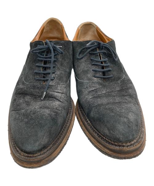 LOUIS VUITTON（ルイ ヴィトン）LOUIS VUITTON (ルイ ヴィトン) ラメスウェードレザーシューズ ブラック サイズ:7の古着・服飾アイテム