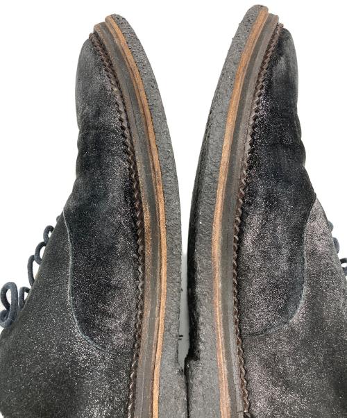 LOUIS VUITTON（ルイ ヴィトン）LOUIS VUITTON (ルイ ヴィトン) ラメスウェードレザーシューズ ブラック サイズ:7の古着・服飾アイテム