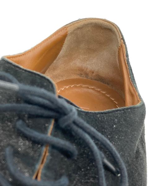 LOUIS VUITTON（ルイ ヴィトン）LOUIS VUITTON (ルイ ヴィトン) ラメスウェードレザーシューズ ブラック サイズ:7の古着・服飾アイテム