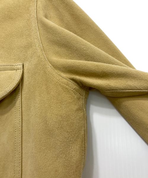 RALPH LAUREN（ラルフローレン）RALPH LAUREN (ラルフローレン) スウェードシャツ ベージュ サイズ:11の古着・服飾アイテム