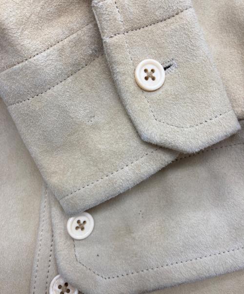 RALPH LAUREN（ラルフローレン）RALPH LAUREN (ラルフローレン) スウェードシャツ ベージュ サイズ:11の古着・服飾アイテム