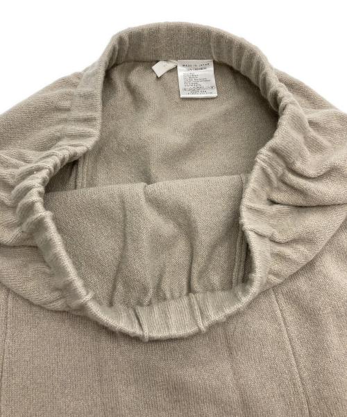 evam eva vie（エヴァムエヴァ ヴィー）evam eva vie (エヴァムエヴァ ヴィー) カシミヤニット サルエルパンツ ベージュ サイズ:-の古着・服飾アイテム