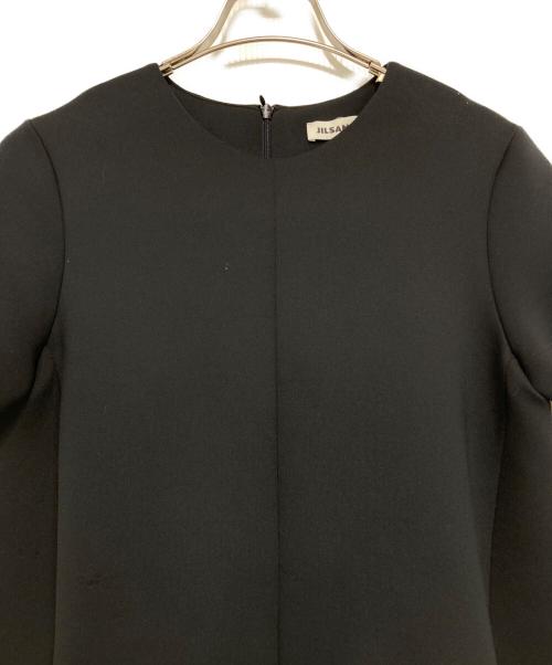 JIL SANDER（ジルサンダー）JIL SANDER (ジルサンダー) ネオプレンS/Sワンピース ネイビー サイズ:34の古着・服飾アイテム