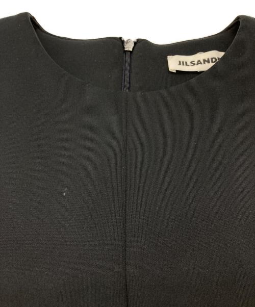 JIL SANDER（ジルサンダー）JIL SANDER (ジルサンダー) ネオプレンS/Sワンピース ネイビー サイズ:34の古着・服飾アイテム