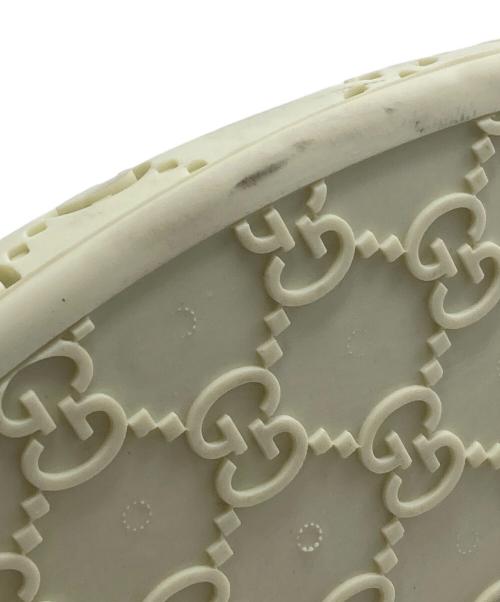 GUCCI（グッチ）GUCCI (グッチ) ラバーフラットシューズ ベージュ サイズ:40の古着・服飾アイテム