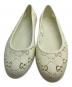 GUCCI (グッチ) ラバーフラットシューズ ベージュ サイズ:40：7000円