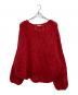 Plage（プラージュ）の古着「HAND KNIT ジャンボタムニット」｜レッド