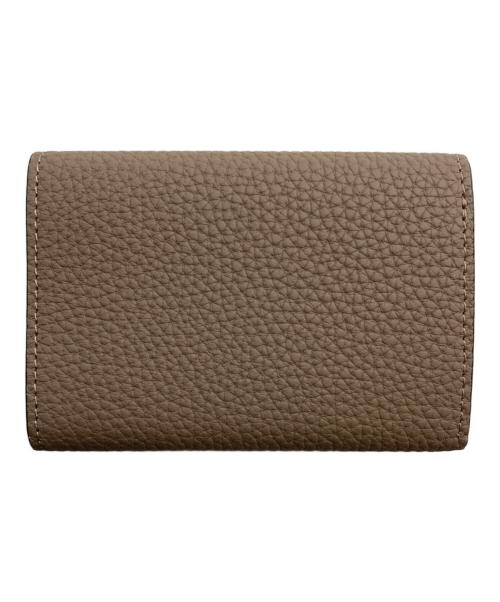 bonaventura（ボナベンチュラ）bonaventura (ボナベンチュラ) コンパクトウォレット/カード・お札入れ ベージュの古着・服飾アイテム