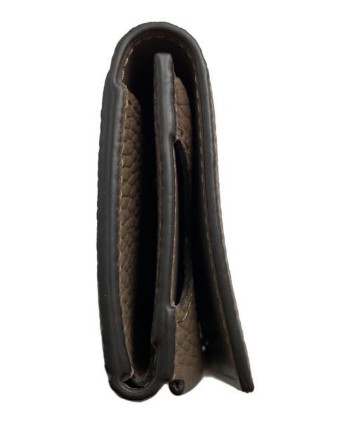 bonaventura（ボナベンチュラ）bonaventura (ボナベンチュラ) コンパクトウォレット/カード・お札入れ ベージュの古着・服飾アイテム