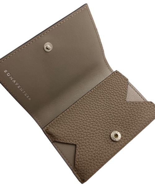 bonaventura（ボナベンチュラ）bonaventura (ボナベンチュラ) コンパクトウォレット/カード・お札入れ ベージュの古着・服飾アイテム