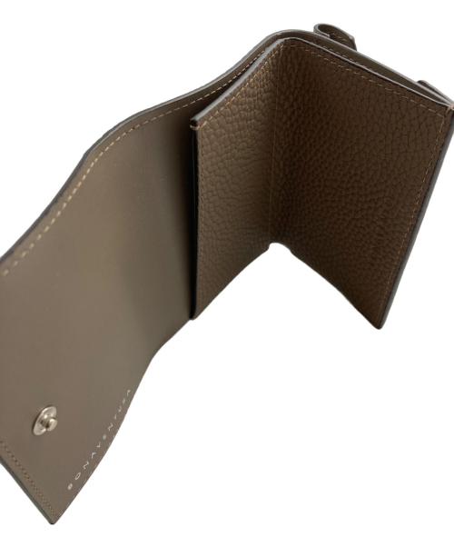 bonaventura（ボナベンチュラ）bonaventura (ボナベンチュラ) コンパクトウォレット/カード・お札入れ ベージュの古着・服飾アイテム