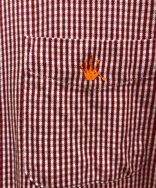stussy（ステューシー）stussy (ステューシー) [古着]ワンポイント刺繍チェックシャツ レッド サイズ:Mの古着・服飾アイテム