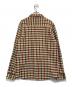 stussy (ステューシー) チェックシャツ ベージュ×ブラウン サイズ:M：5000円