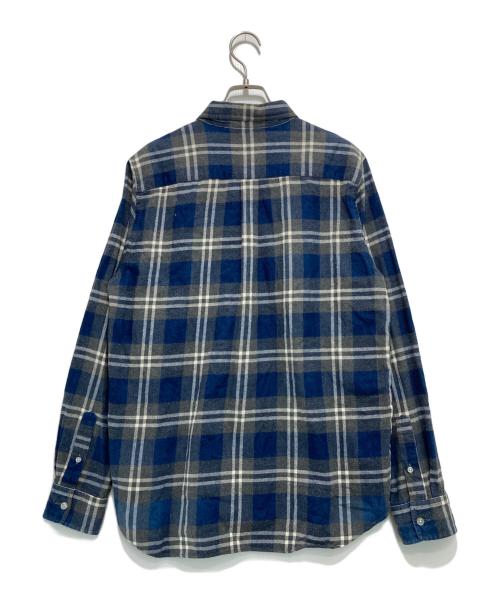 stussy（ステューシー）stussy (ステューシー) チェックネルシャツ ブルー サイズ:Sの古着・服飾アイテム