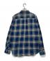 stussy (ステューシー) チェックネルシャツ ブルー サイズ:S：6000円