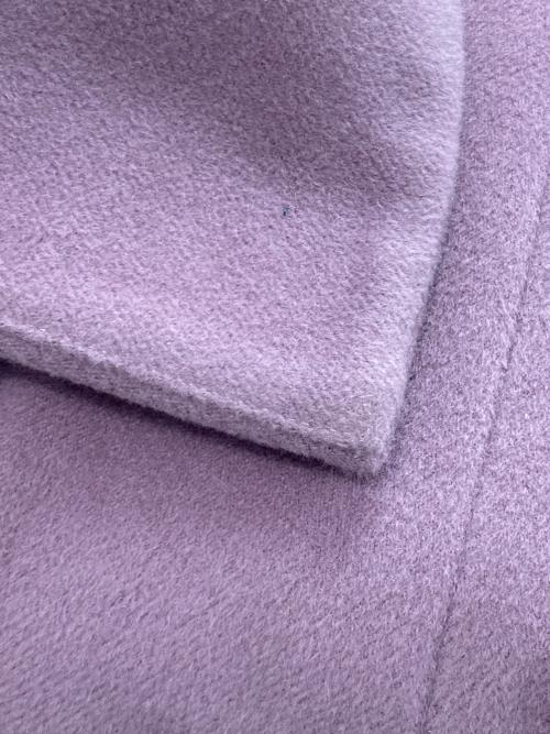 HER LIP TO（ハーリップトゥ）HER LIP TO (ハーリップトゥ) ファー付きウール混コート ピンク サイズ:Sの古着・服飾アイテム