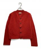 45Rフォーティファイブ・アール）の古着「シェットランド超ガーゼの908カーディガン」｜レッド
