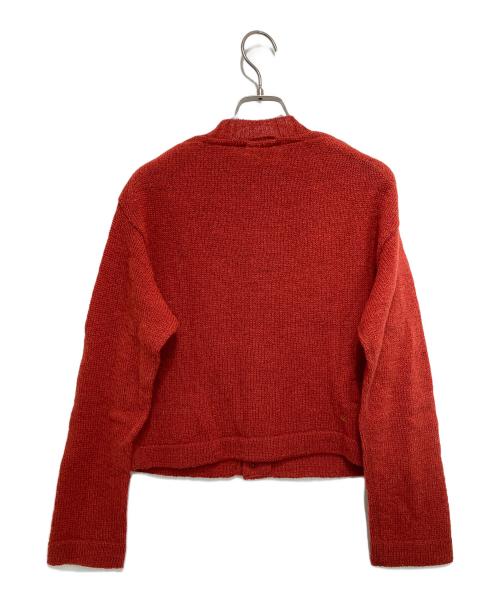 45R（フォーティファイブ・アール）45R (フォーティファイブ・アール) シェットランド超ガーゼの908カーディガン レッド サイズ:1の古着・服飾アイテム