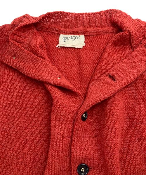 45R（フォーティファイブ・アール）45R (フォーティファイブ・アール) シェットランド超ガーゼの908カーディガン レッド サイズ:1の古着・服飾アイテム