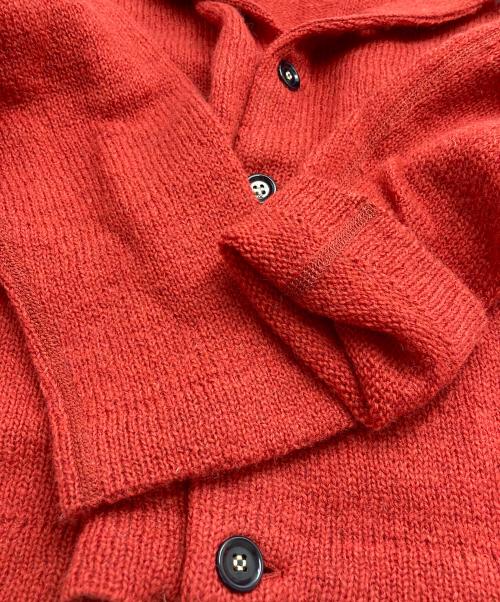 45R（フォーティファイブ・アール）45R (フォーティファイブ・アール) シェットランド超ガーゼの908カーディガン レッド サイズ:1の古着・服飾アイテム