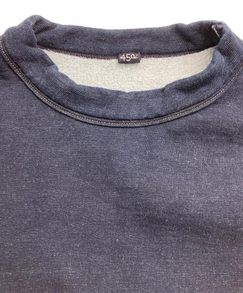 45R（フォーティファイブ・アール）45R (フォーティファイブ・アール) 裏毛の17色四角スウェット（インディゴ 濃） インディゴ サイズ:1の古着・服飾アイテム