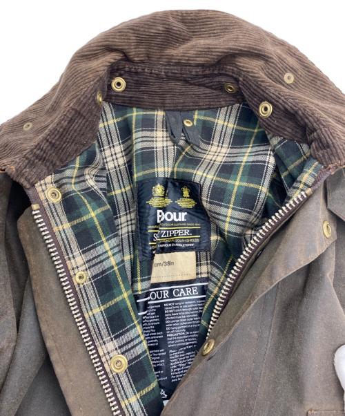 Barbour（バブアー）Barbour (バブアー) [古着]80’sソルウェイジッパー ワックスコットン オイルドジャケット カーキ サイズ:97CM/38INの古着・服飾アイテム