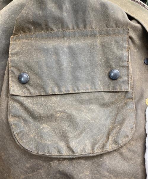 Barbour（バブアー）Barbour (バブアー) [古着]80’sソルウェイジッパー ワックスコットン オイルドジャケット カーキ サイズ:97CM/38INの古着・服飾アイテム