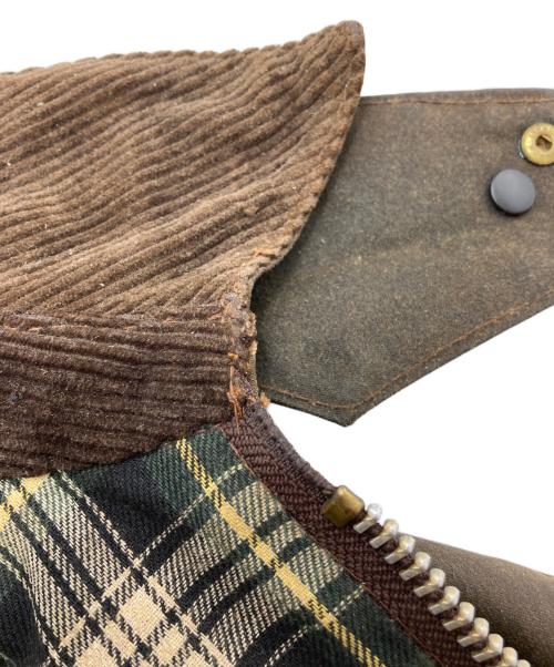 Barbour（バブアー）Barbour (バブアー) [古着]80’sソルウェイジッパー ワックスコットン オイルドジャケット カーキ サイズ:97CM/38INの古着・服飾アイテム