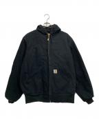 CarHarttカーハート）の古着「DUCK ACTIVE JACKET THERMAL LINED/ダックアクティブジャケット」｜ブラック