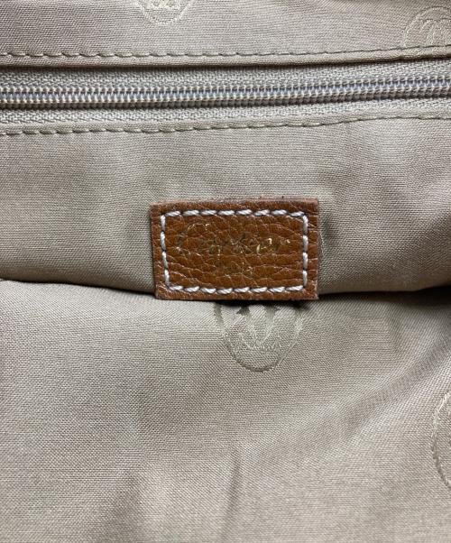 Cartier（カルティエ）Cartier (カルティエ) ハンドバッグ ブラウンの古着・服飾アイテム
